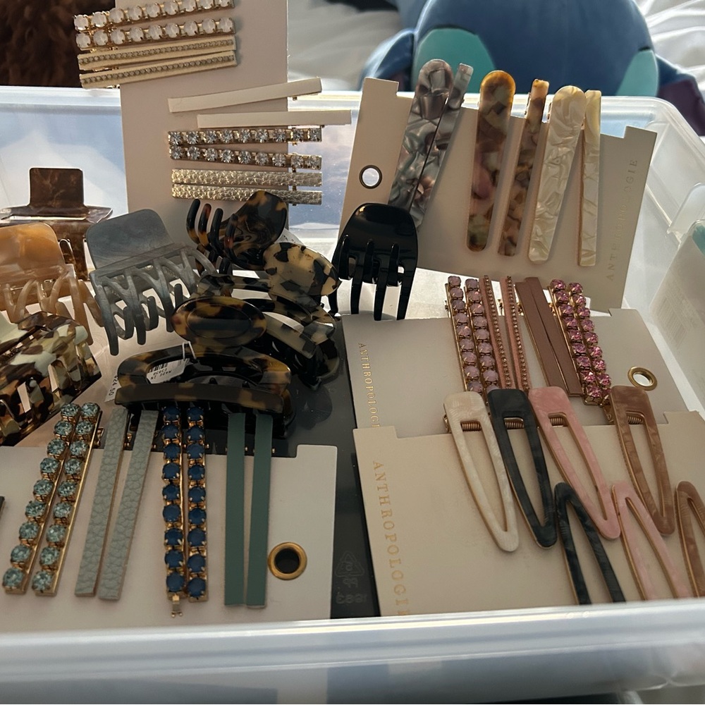 J Crew and Anthropologie hair clips Bundle